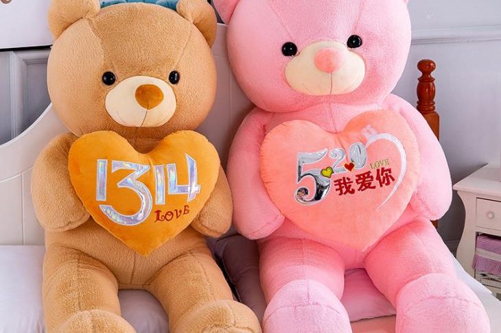 Plush teddy bear birthday present (3)