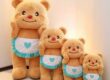 Butter teddy bear plush doll – soft stuffed bear toy gift for girls