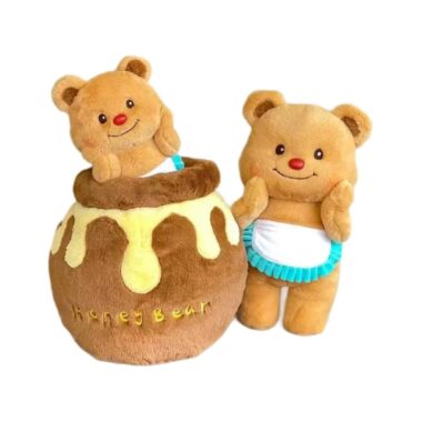  Butter teddy bear plush doll – soft stuffed bear toy gift for girls