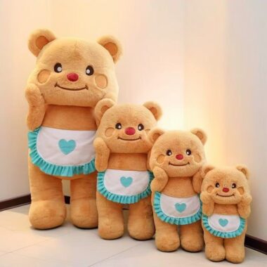  Butter teddy bear plush doll – soft stuffed bear toy gift for girls