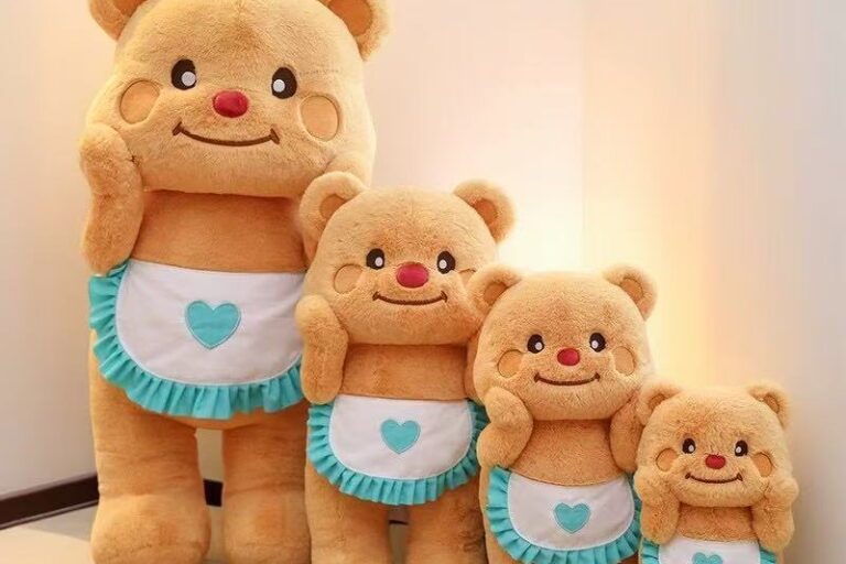 Cute Butter Teddy Bear Plush Toy – Soft Stuffed Doll Gift for Girls & Promo Use (6) Butter teddy bear plush doll – soft stuffed bear toy gift for girls