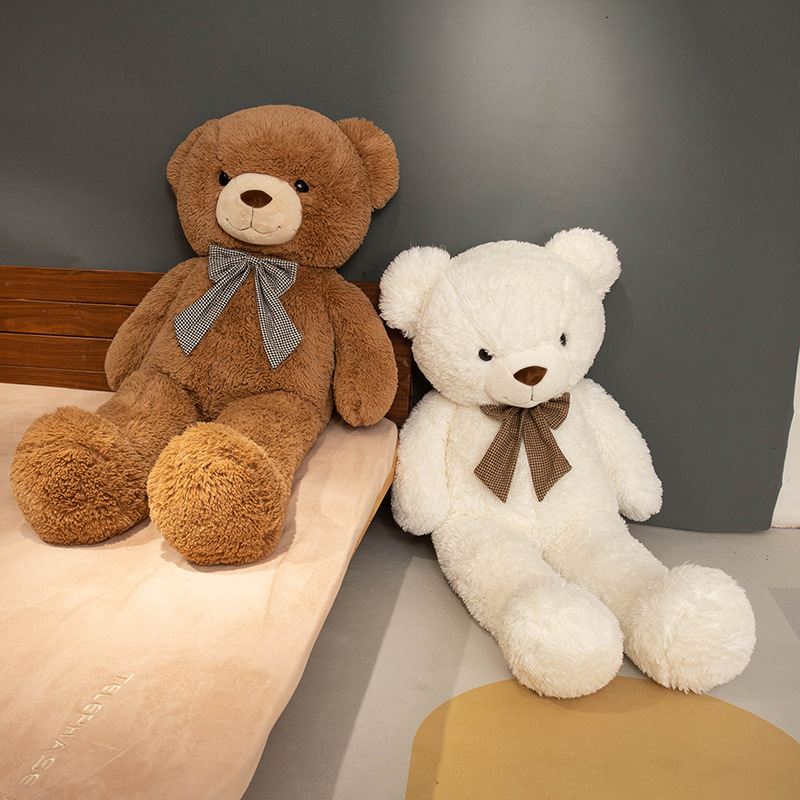 Cute Big Teddy Bear Plush Toy – Bubble Bear Hugging Sleep Companion