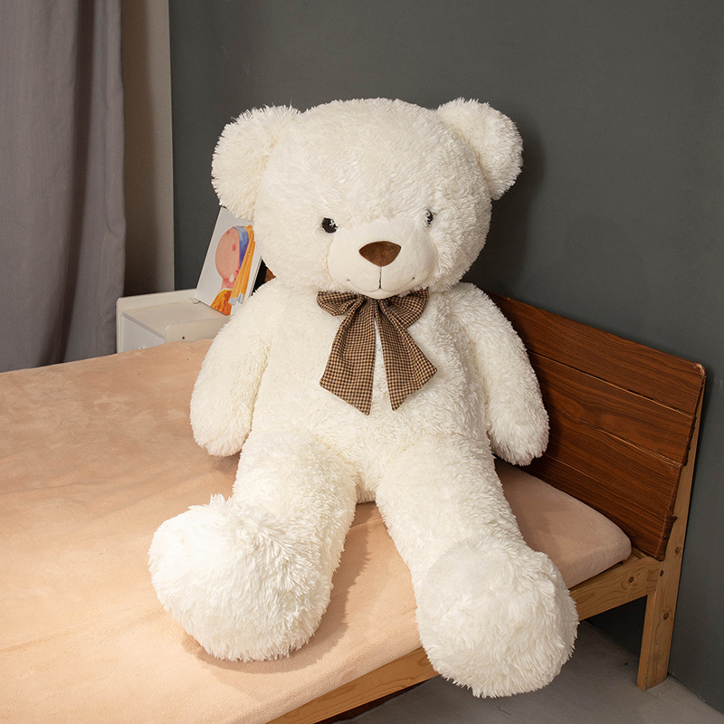 Cute Big Teddy Bear Plush Toy – Bubble Bear Hugging Sleep Companion