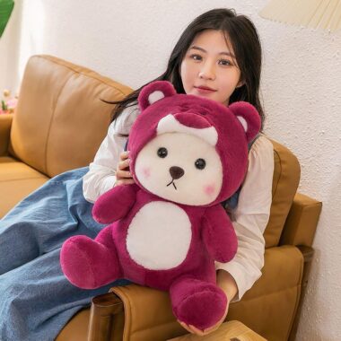 Cute Tina QQ bear plush toy doll gift for girls