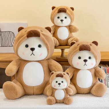 Cute Tina QQ bear plush toy doll gift for girls