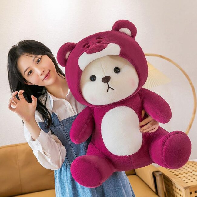 Cute Tina QQ bear plush toy doll gift for girls
