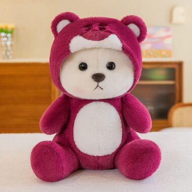 Cute Tina QQ bear plush toy doll gift for girls
