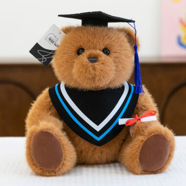 Graduation doctor teddy bear plush toy – graduate gift doll for students