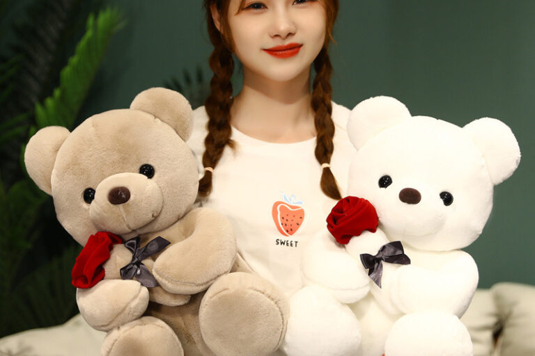 Graduation Teddy Bear Plush Toy – Doctor Nurse Student White Bear Doll Gift Supplier (3) Graduation White Teddy Bear Plush Toy in Doctor and Student Outfits