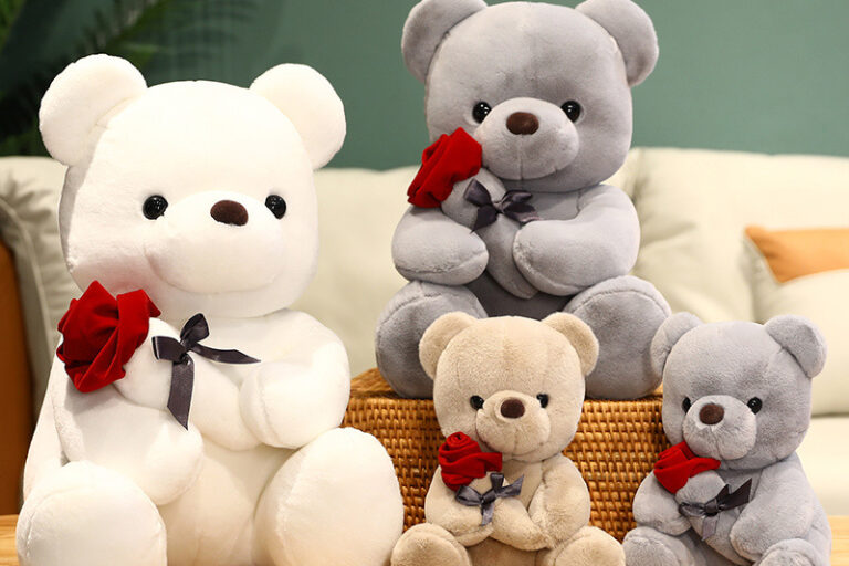 Graduation Teddy Bear Plush Toy – Doctor Nurse Student White Bear Doll Gift Supplier (4) Graduation White Teddy Bear Plush Toy in Doctor and Student Outfits