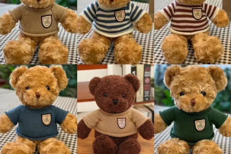 : Teddy Bear Plush Toy with Hoodie and Sweater for Kids and Gifts