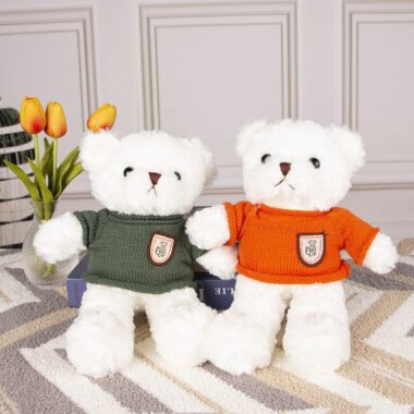 : Teddy Bear Plush Toy with Hoodie and Sweater for Kids and Gifts