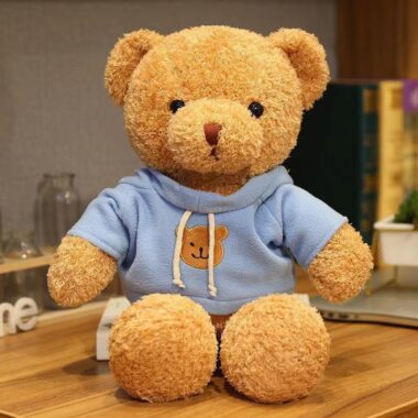 : Teddy Bear Plush Toy with Hoodie and Sweater for Kids and Gifts