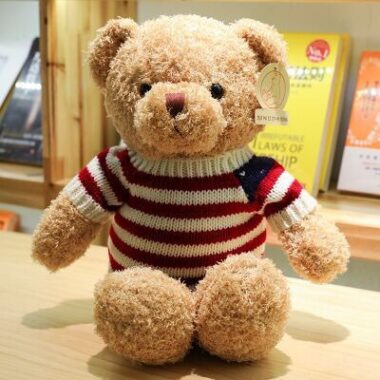 : Teddy Bear Plush Toy with Hoodie and Sweater for Kids and Gifts