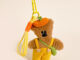 Mr. Bean teddy bear keychain plush toy backpack pendant for kids