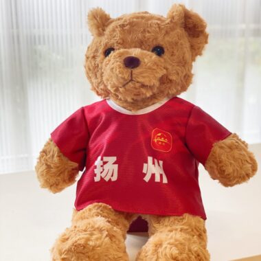 Teddy bear plush in Scottish football jersey – soccer fan gift toy