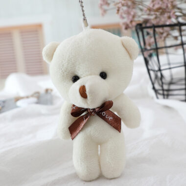 Cute Teddy Bear Plush Keychain – Small Teddy Bear Keychain Doll