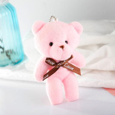 Cute Teddy Bear Plush Keychain – Small Teddy Bear Keychain Doll