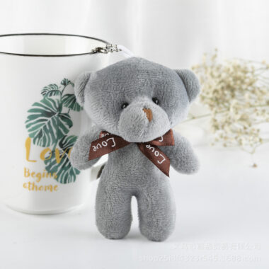 Cute Teddy Bear Plush Keychain – Small Teddy Bear Keychain Doll